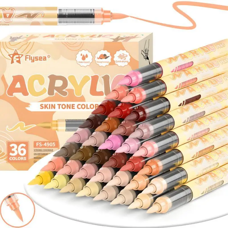 12-72 Skin Tone Art Markers So - Paint Brush review and price