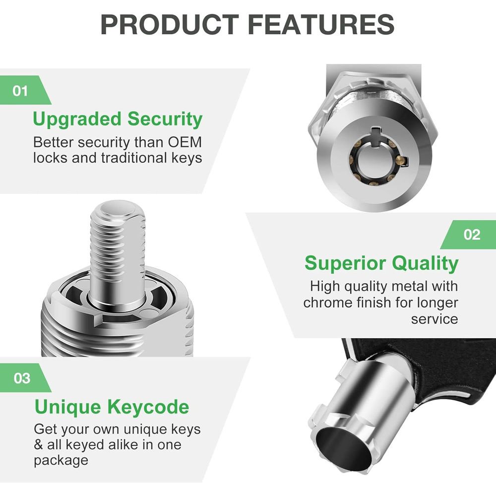 5 Pack Cabinet Lock with Keys, - Door Lock review and price