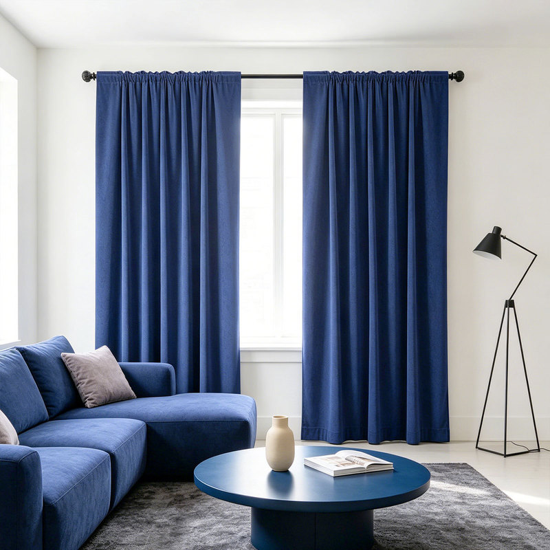 2pcs Solid Velvet Rod Pocket C - Curtain Rods review and price