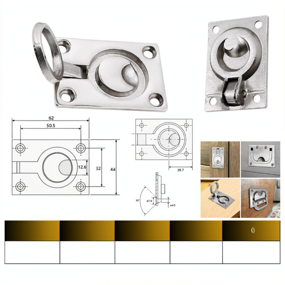 316 Stainless Steel Round Flus - Door Handle review and price