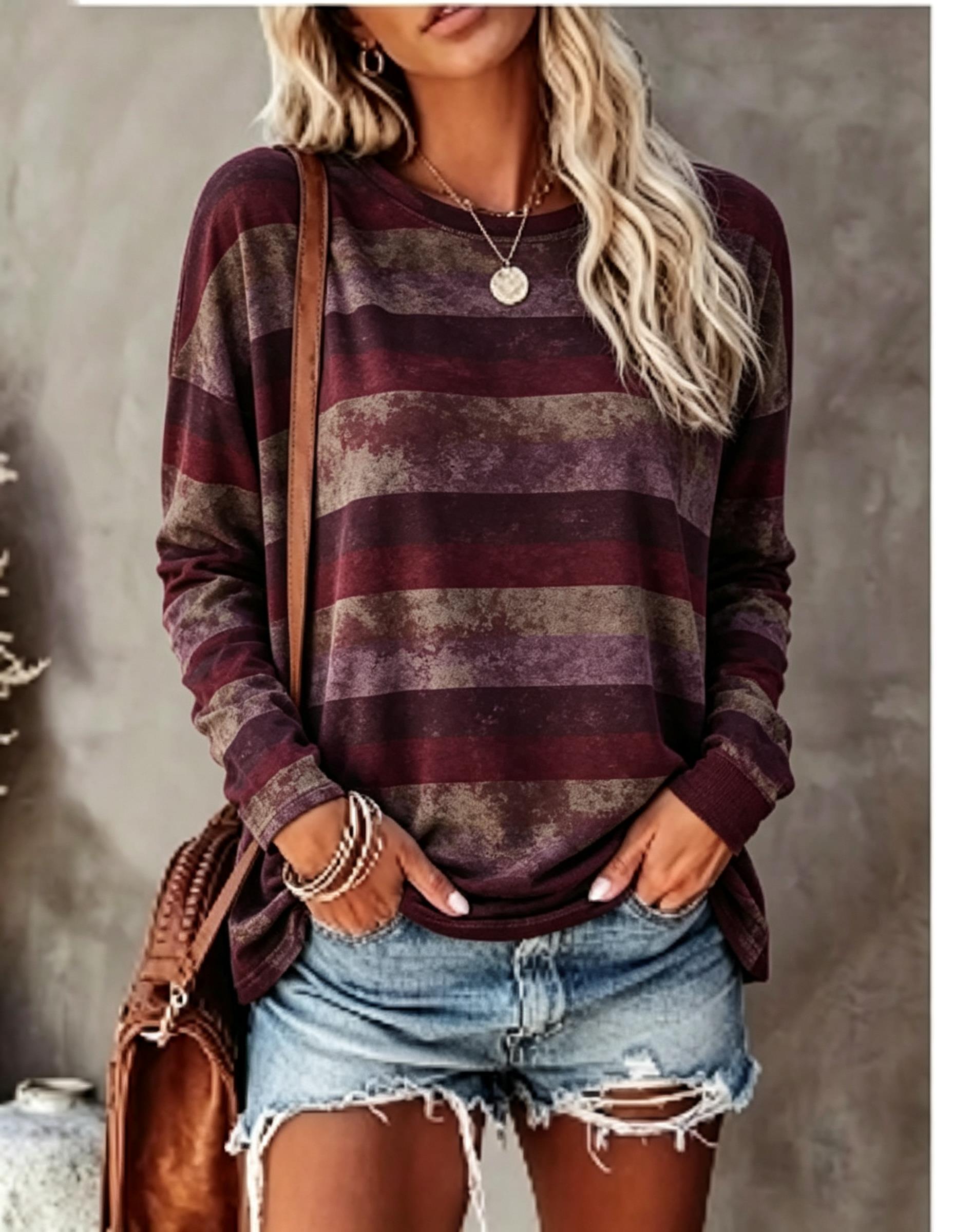 Women Long Sleeve T‑Shirt Vint - Wallpaper review and price