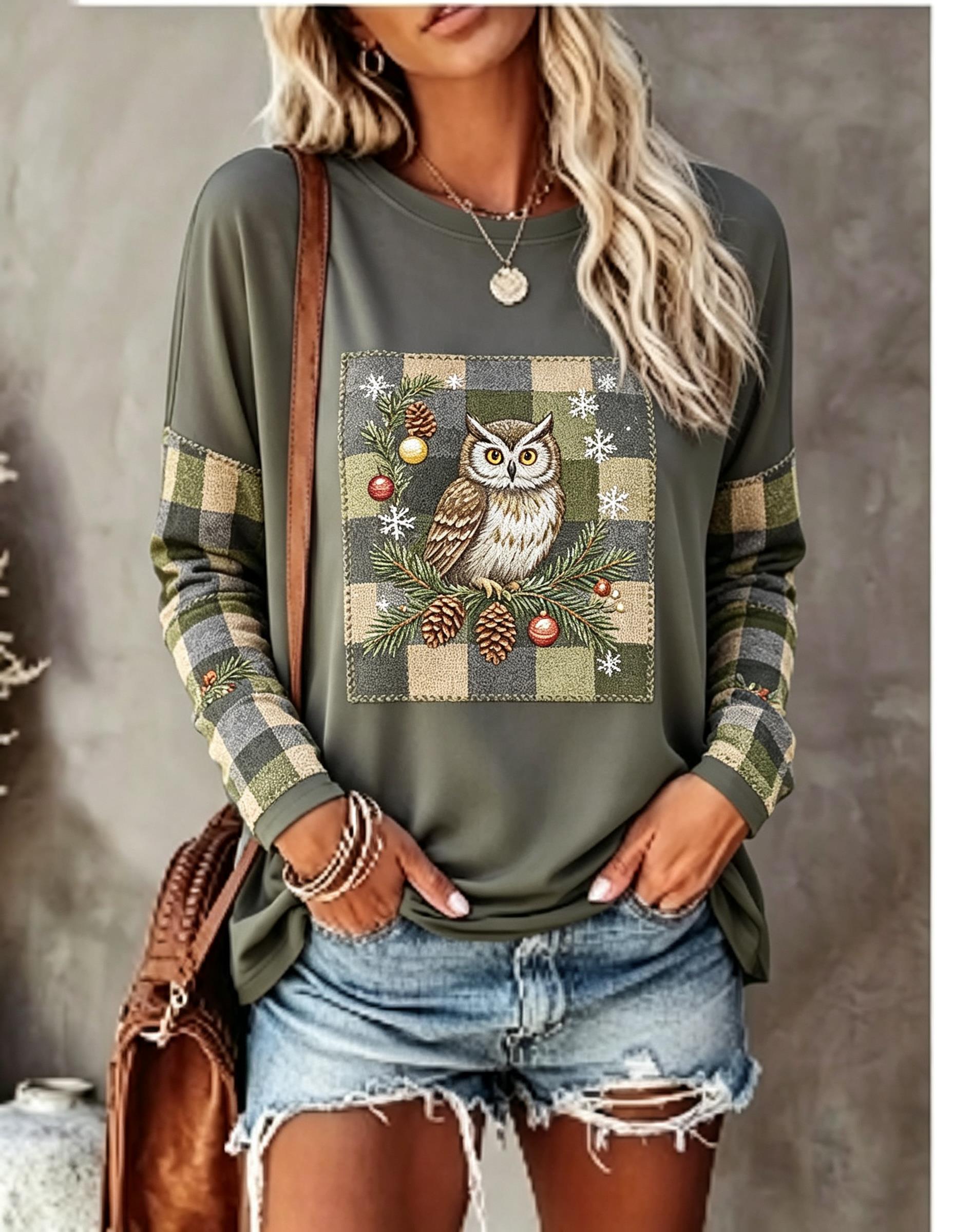 Women Long Sleeve T Shirt Fox  - Wallpaper review and price