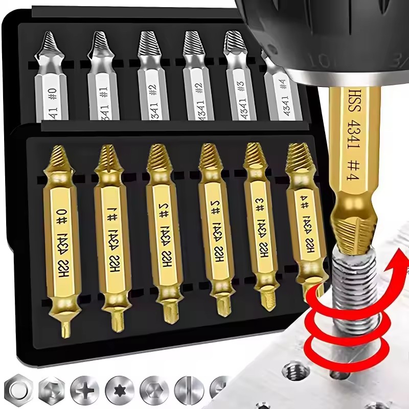 Damaged Broken Screw Extractor - Drill Bits review and price