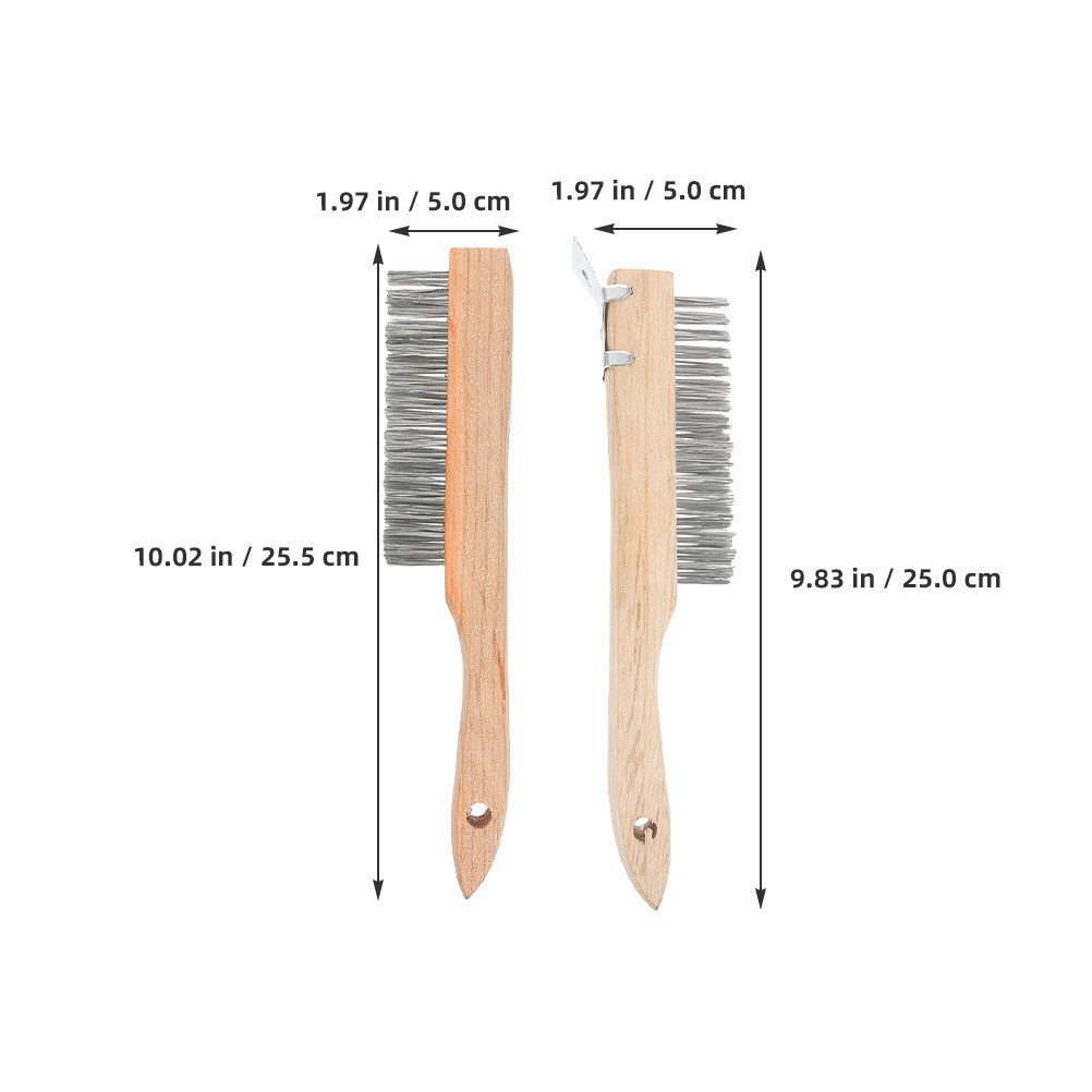 2pcs Steel Wire Brush with Woo - Paint Brush review and price